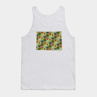 Colorado State Map Board Games Tank Top